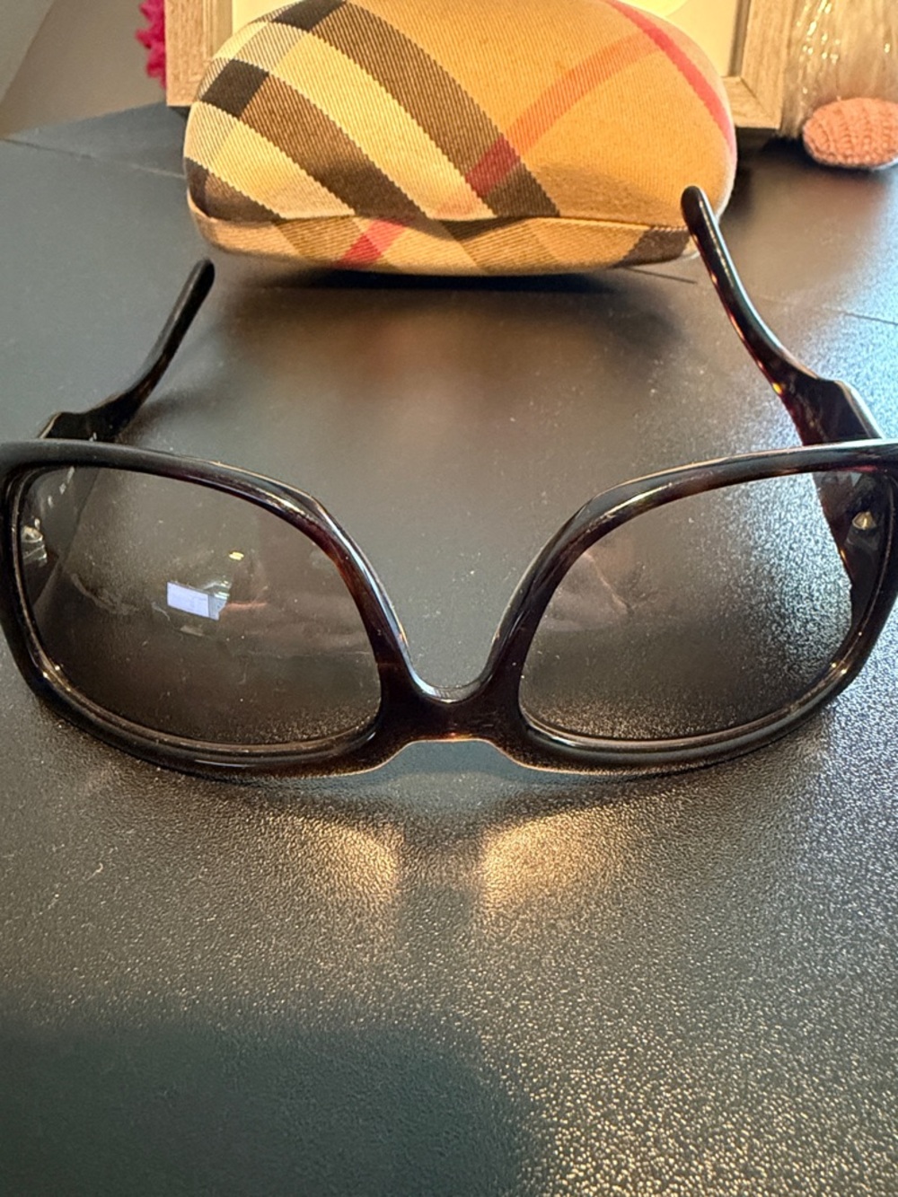 Burberry Tortoise Glasses & Case